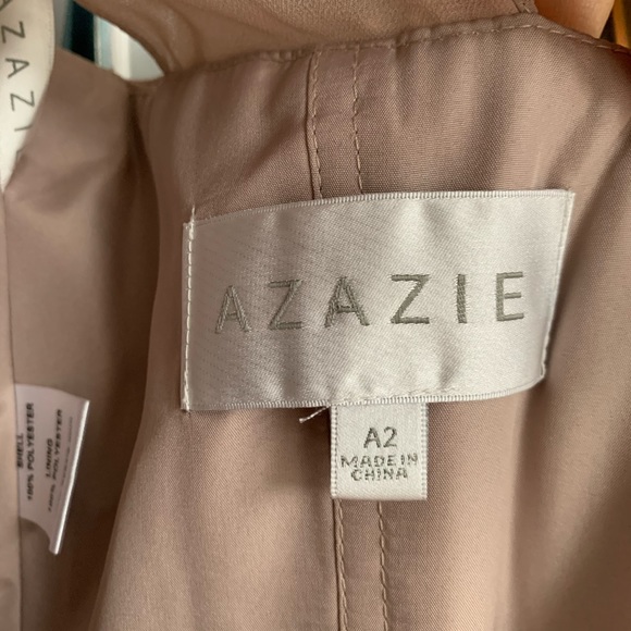 Azazie Ginger in Taupe - Picture 8 of 13